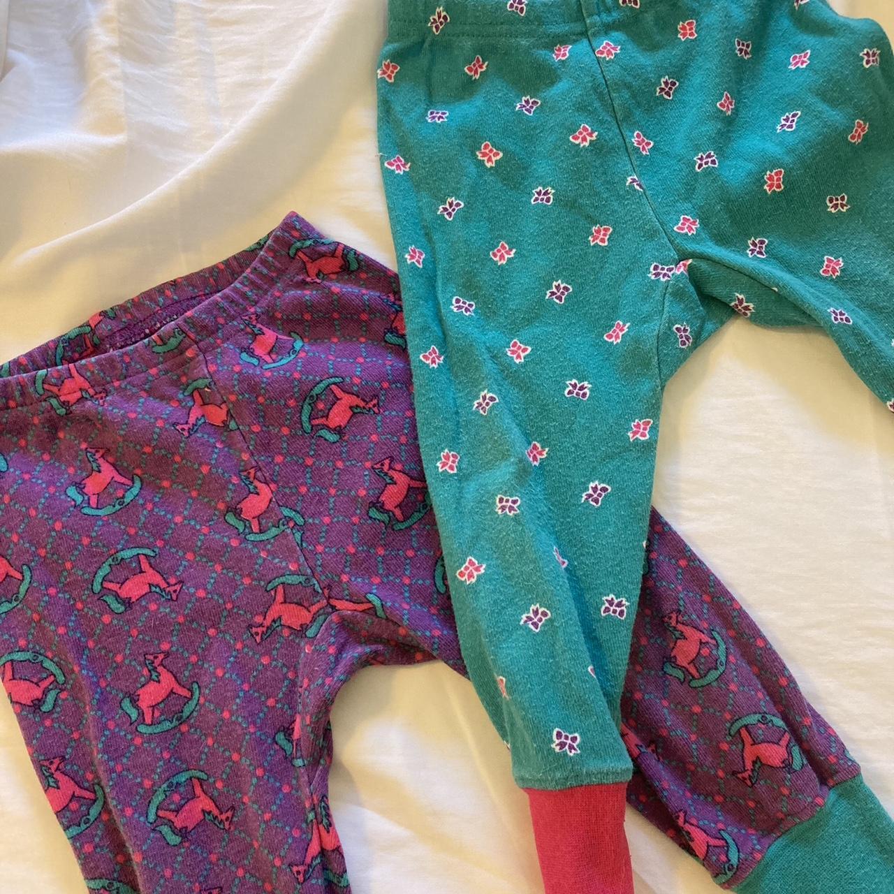 Gymboree Blue and Pink Leggings (3)