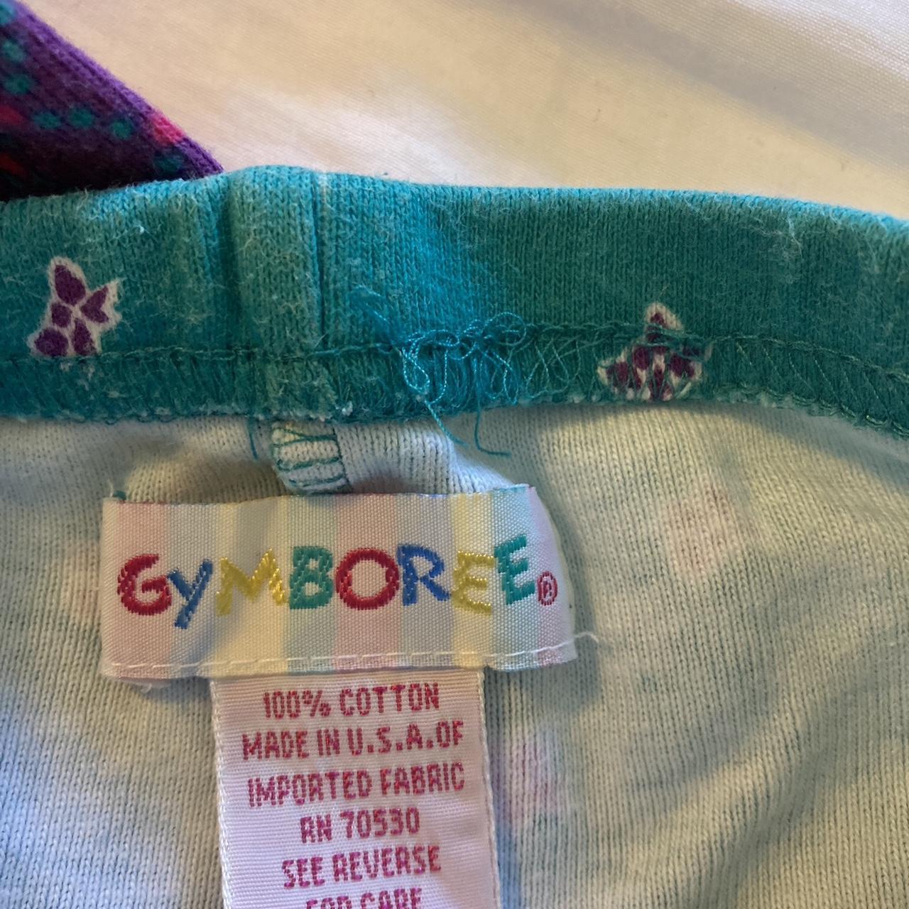 Gymboree Blue and Pink Leggings (4)