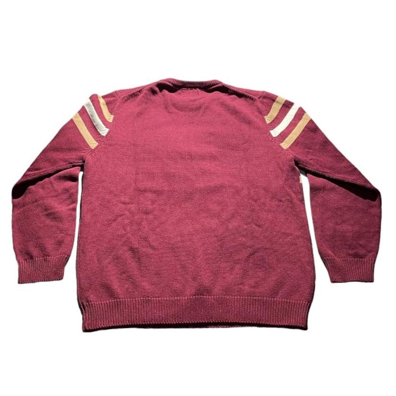 Preloved Men's Sweater - Burgundy - XXL