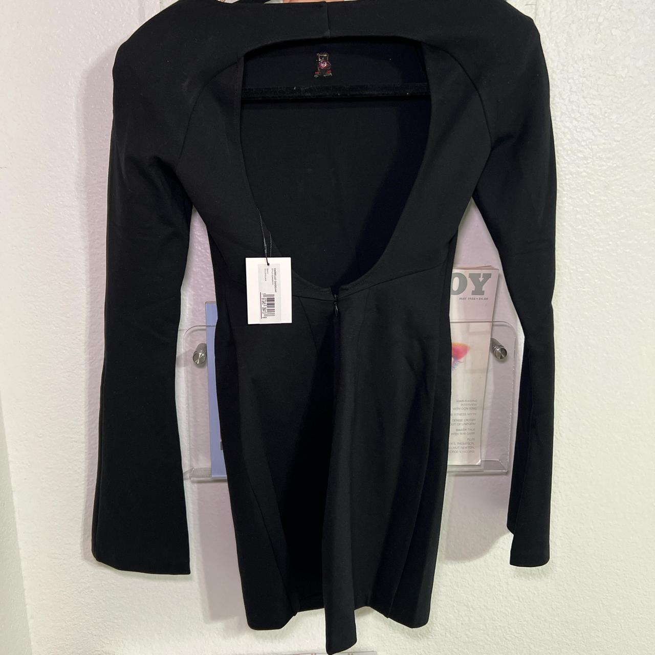 Danielle Guizio x wildflower black dress with teddy | Depop