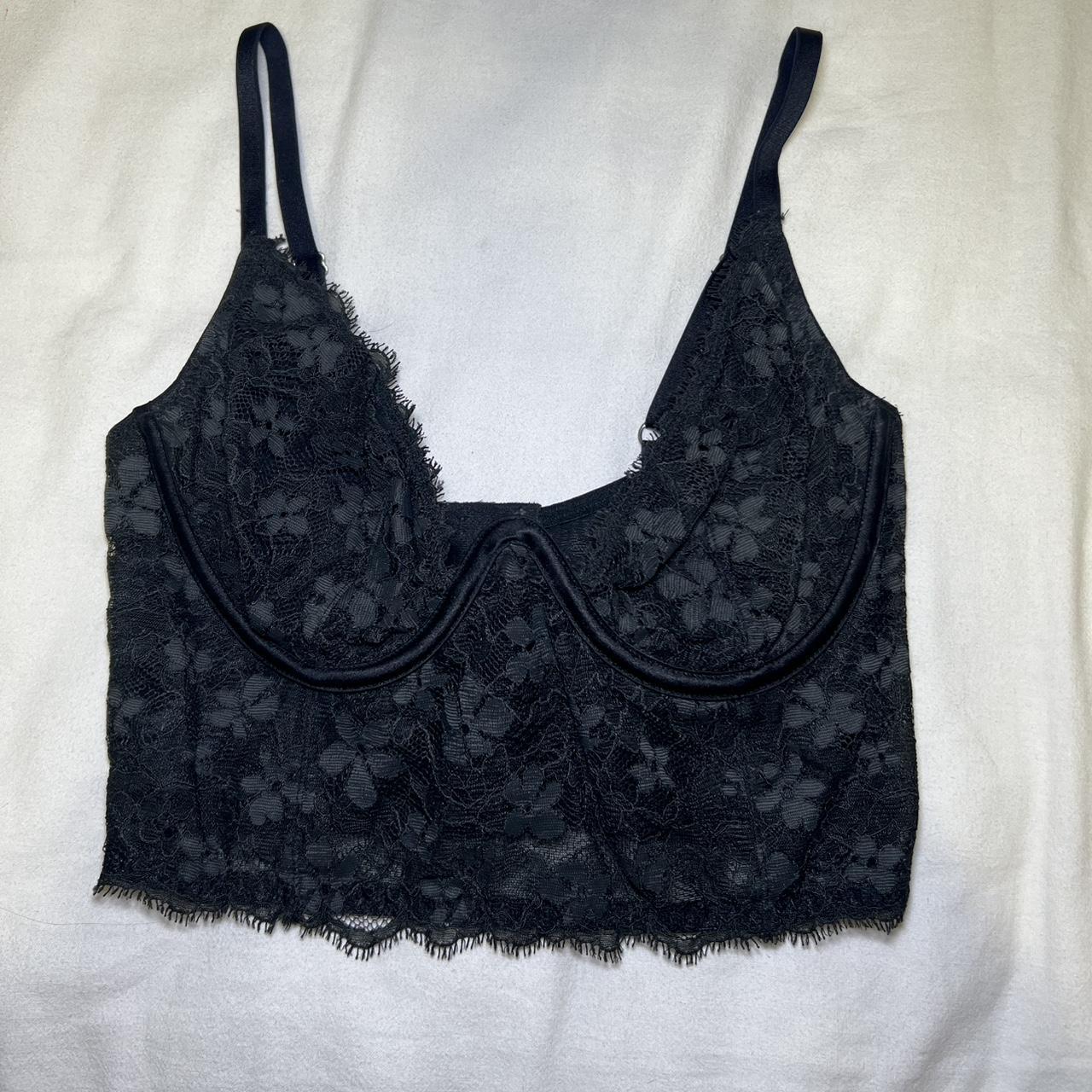 Danielle Guizio x wildflower black dress with teddy | Depop
