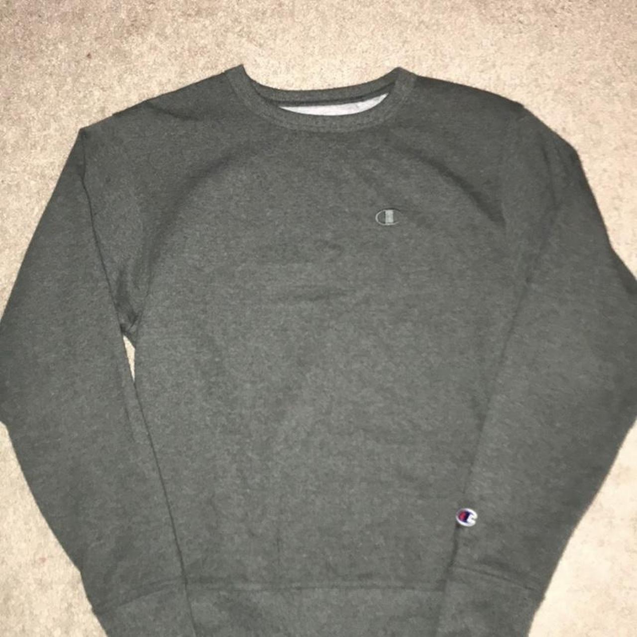 Khaki best sale champion crewneck