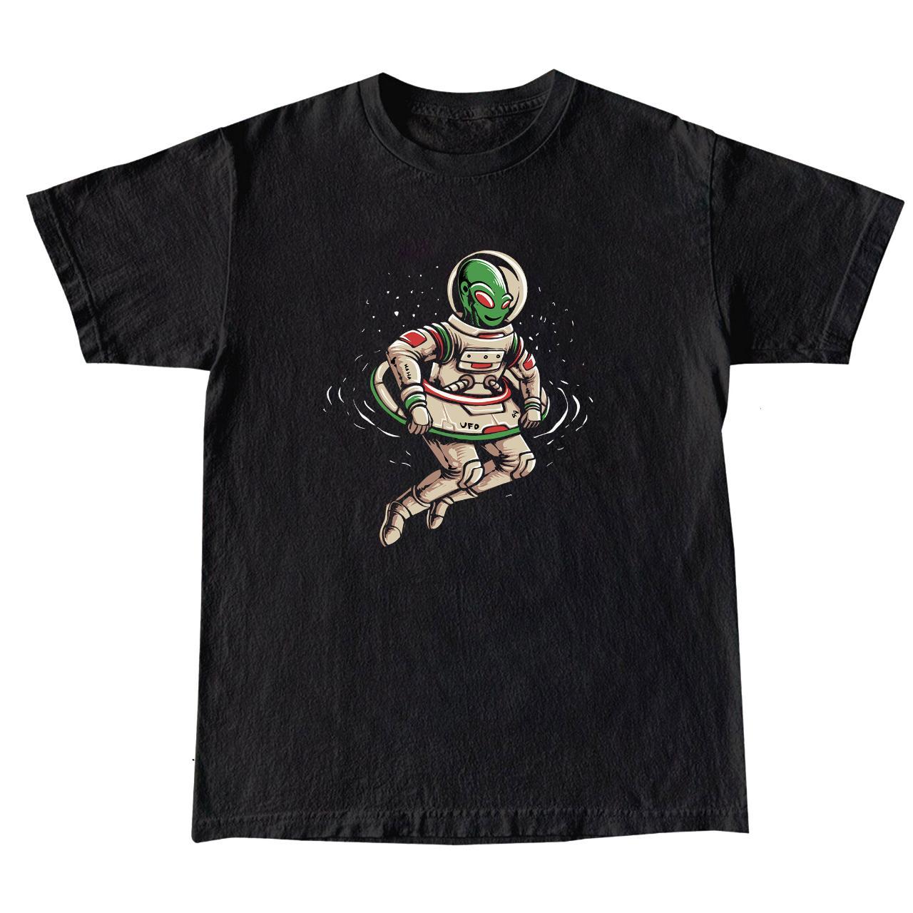 Alien UFO T-Shirt | UFO T-Shirt | Vintage... - Depop