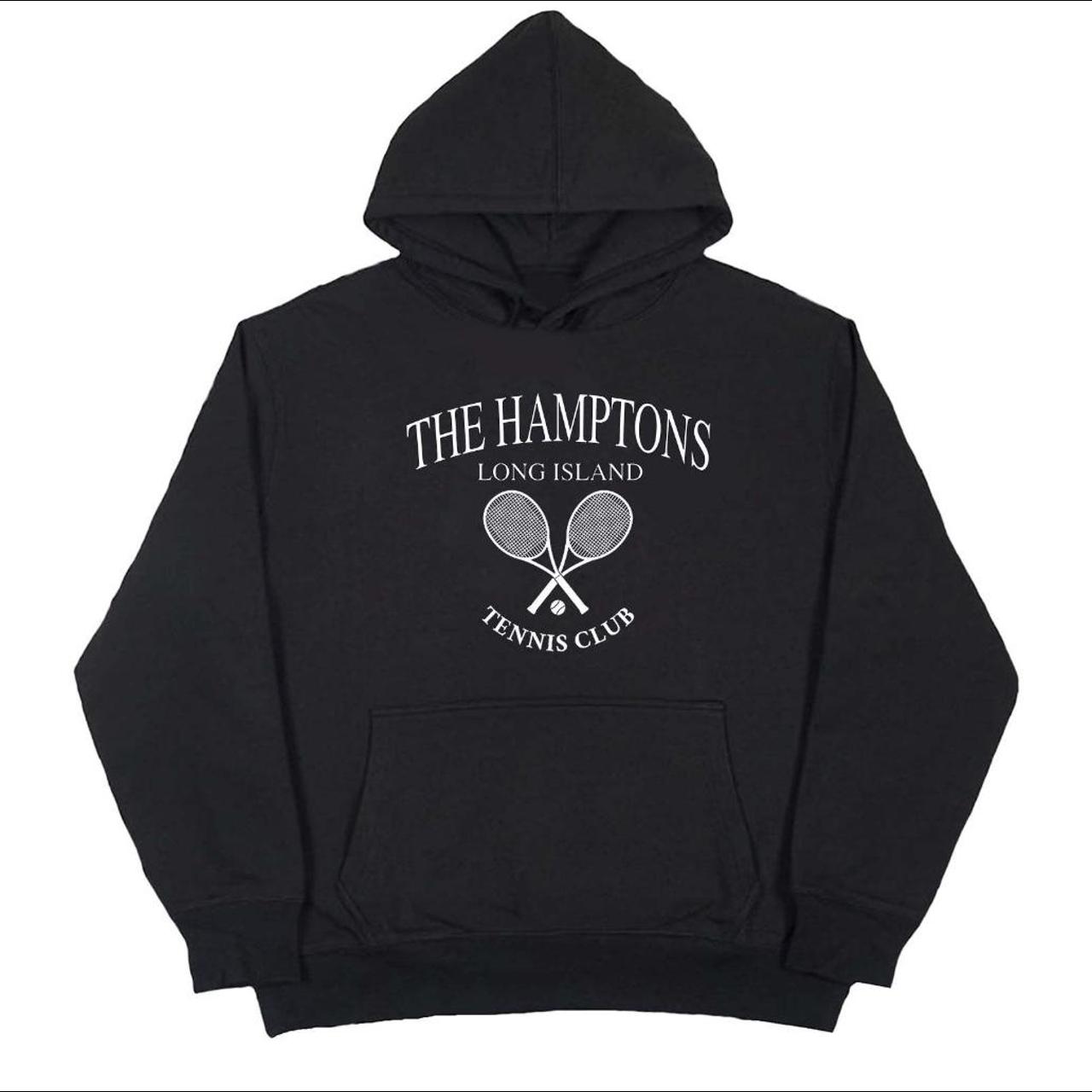 The Hamptons Tennis Club Hoodie Colour Black... Depop
