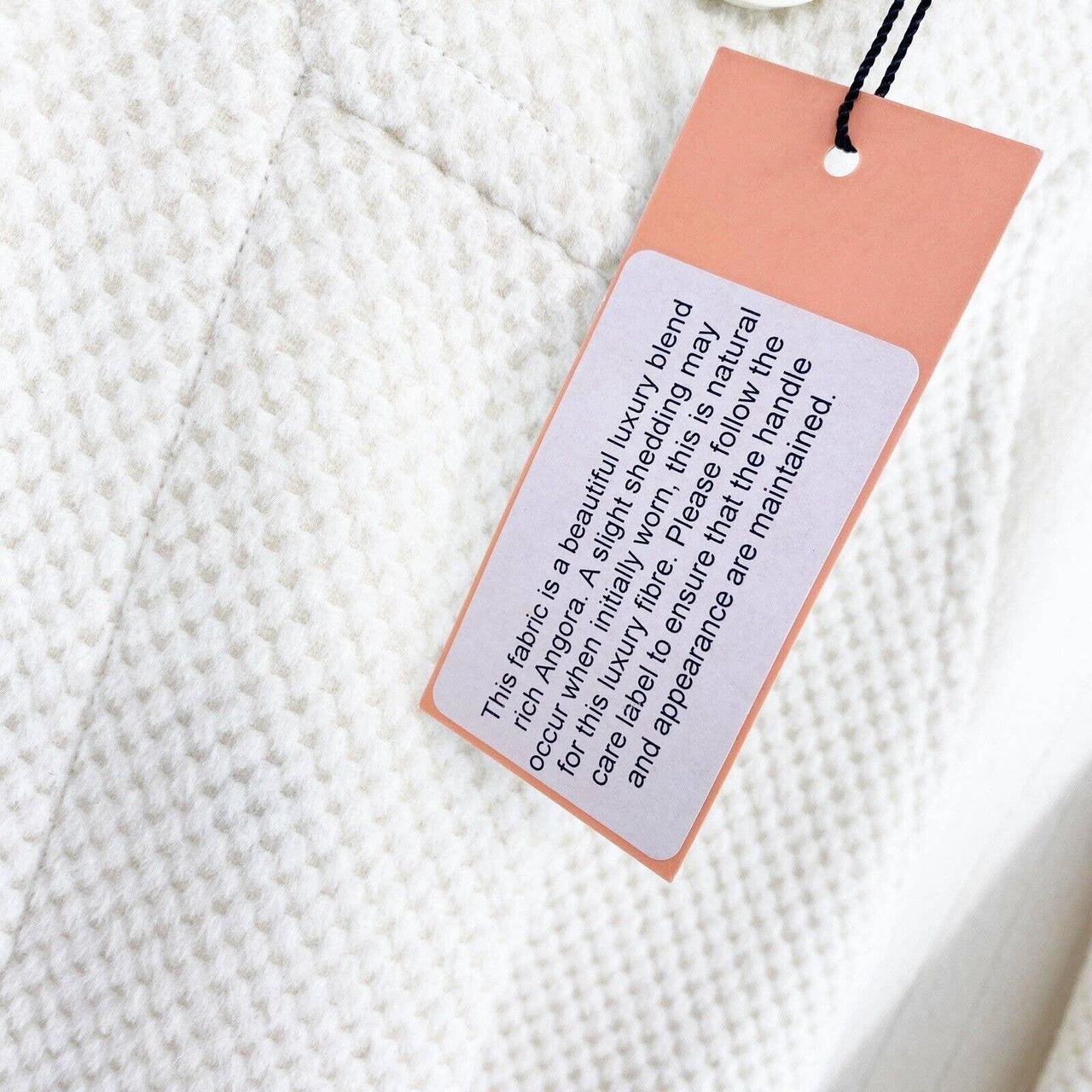 Reiss Women's White and Tan Jacket (4)
