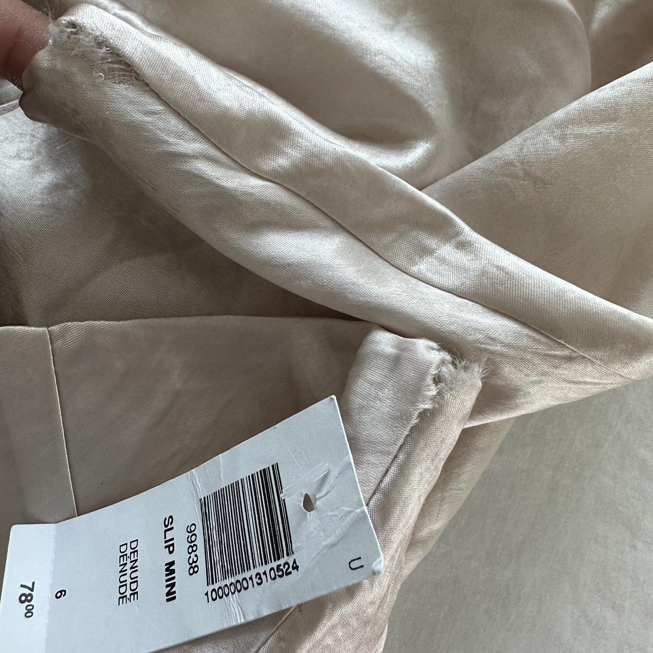 Aritzia satin slip skirt Never worn but the fabric... - Depop