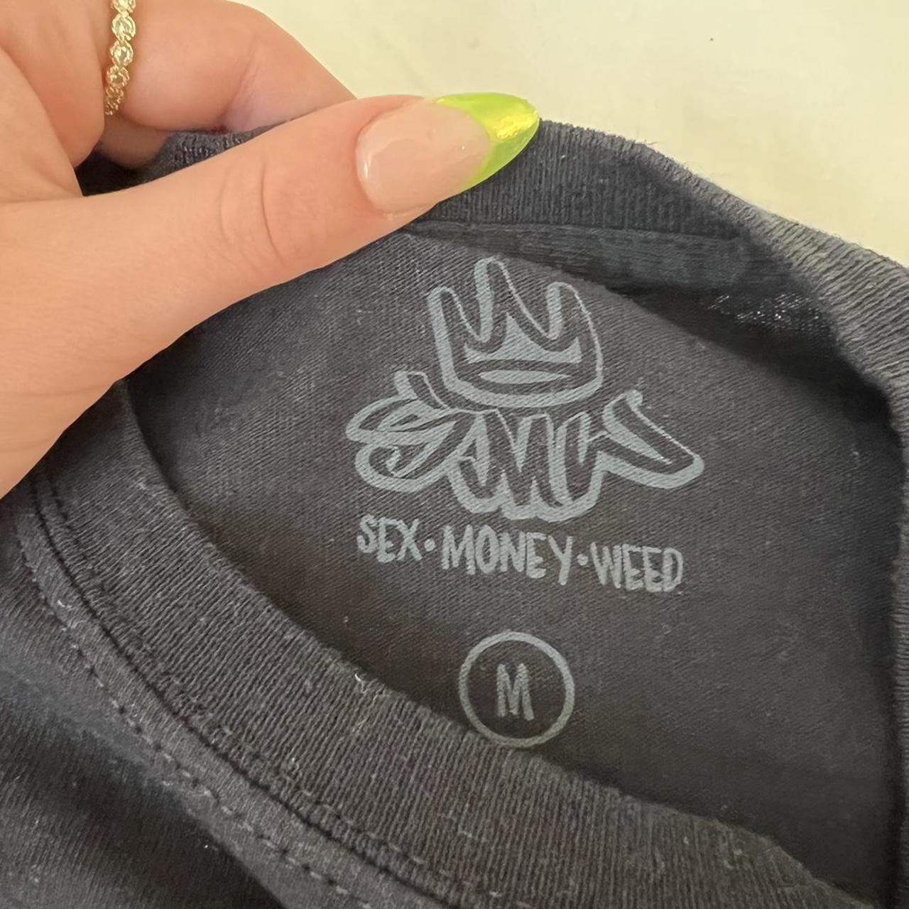 Money to blow sex money weed tshirt Worn one time... - Depop