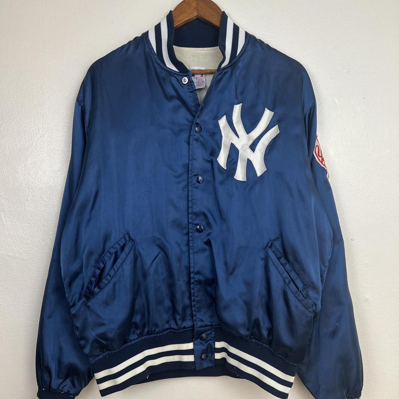 FREE SHIPPING! Vintage 70s 80s Yankees Satin Bomber... - Depop