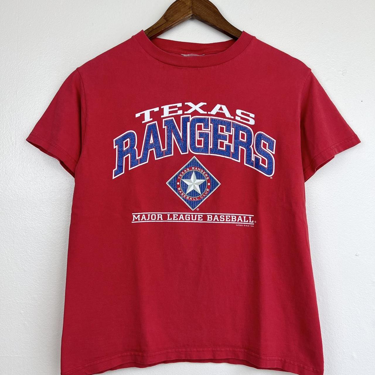 Texas Rangers 1998 Nutmeg Vintage Tee Condition: - Depop