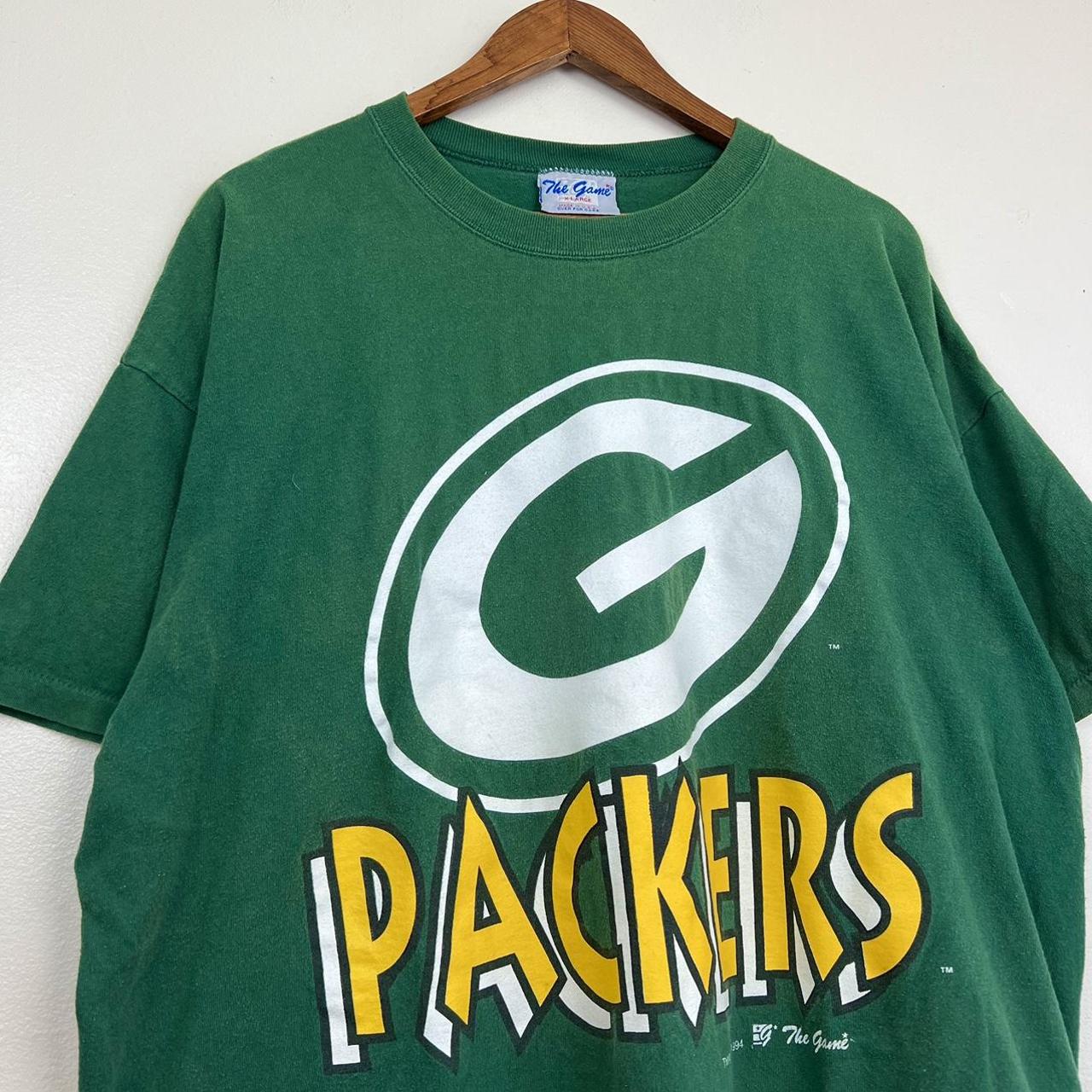 Vintage Green Bay Packers Spell Out T-Shirt Large Size 1994 90s