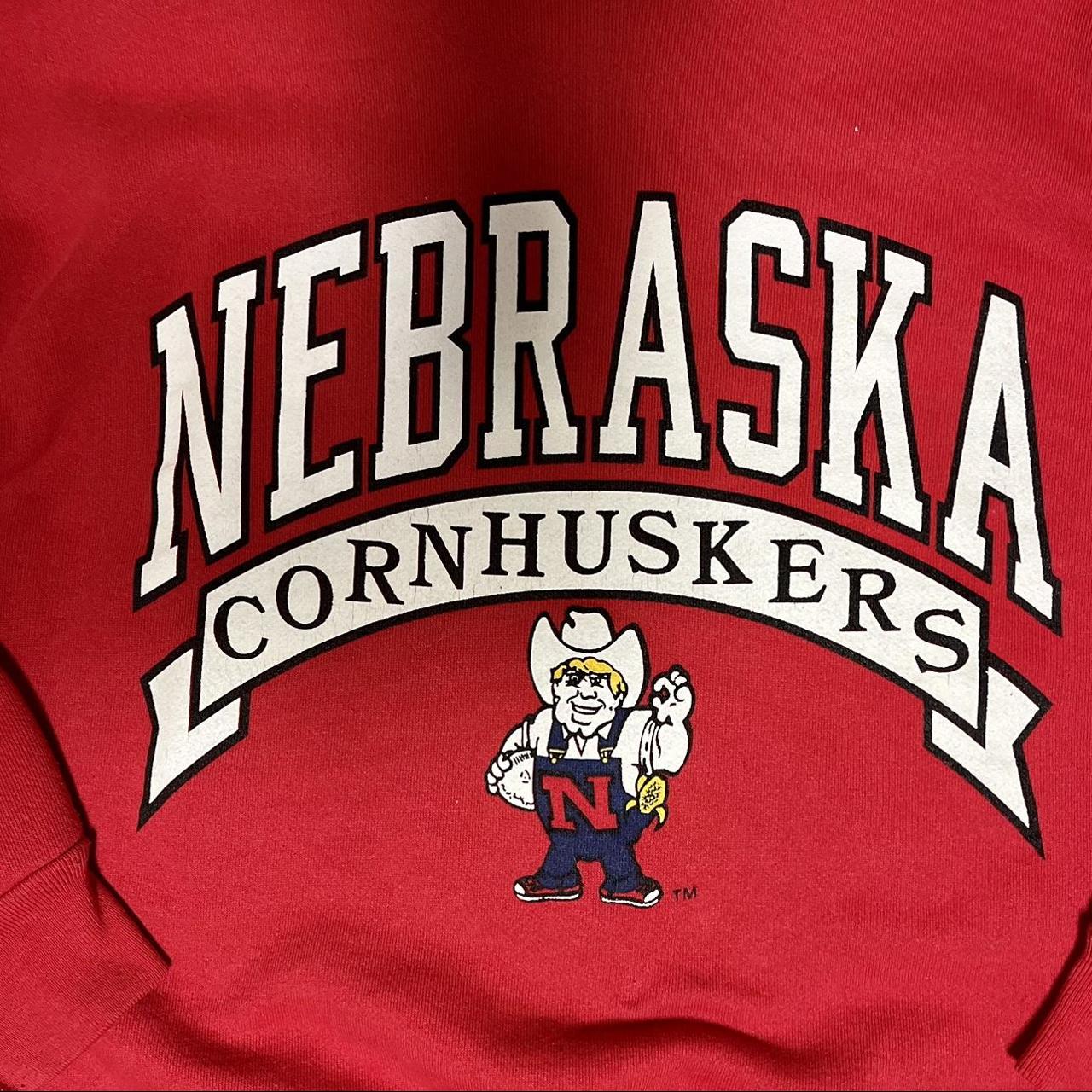 ‘90s Nebraska Cornhuskers Herbie Mascot Crewneck... - Depop