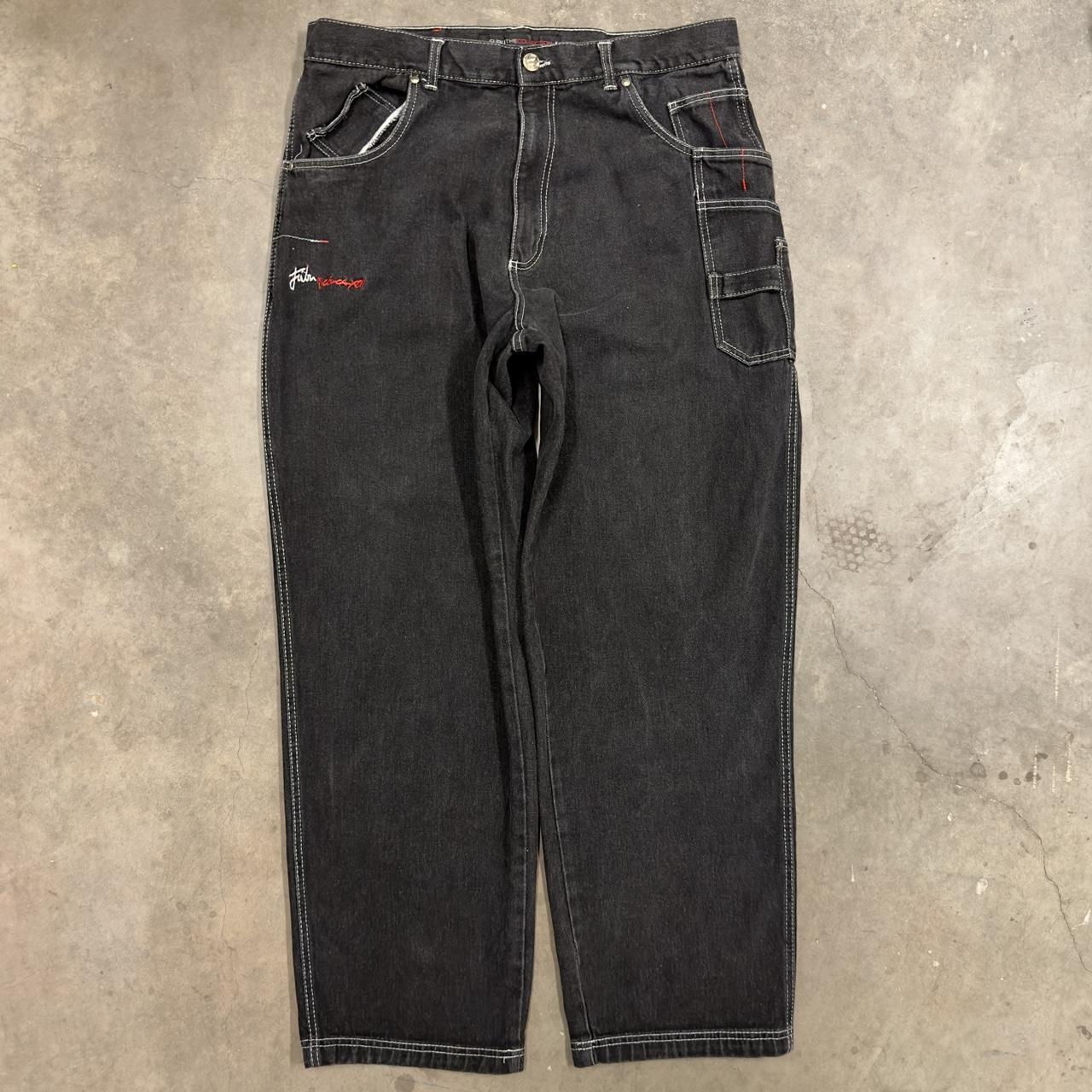 FUBU Men's Black Jeans | Depop