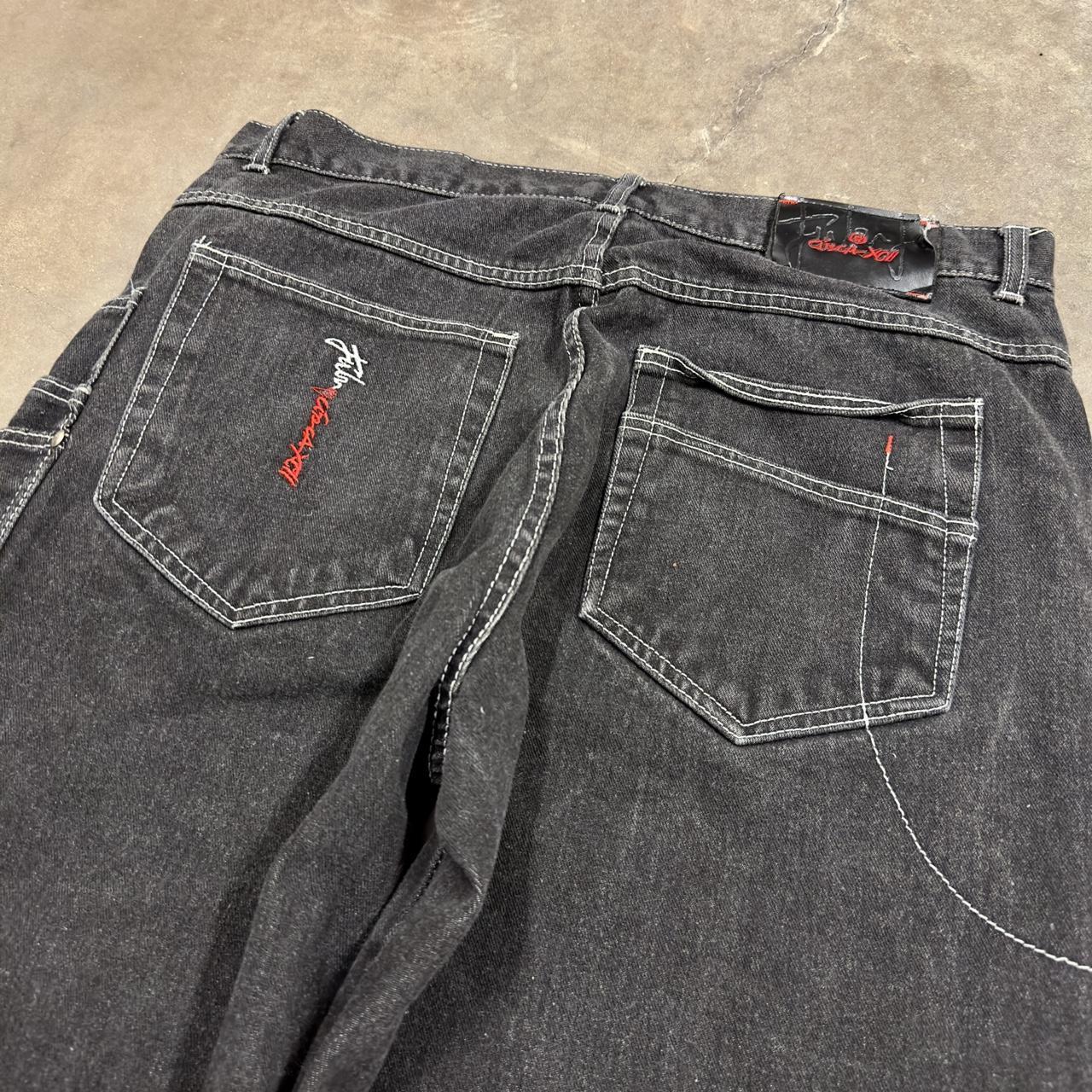 FUBU Men's Black Jeans | Depop