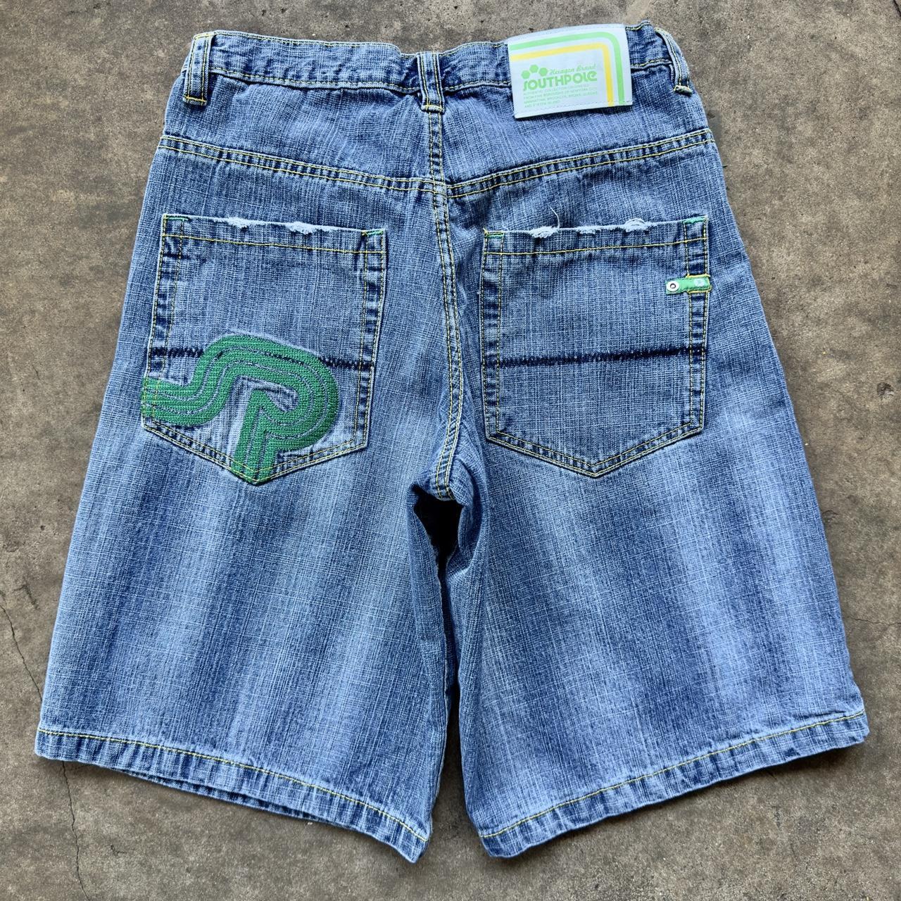 Men's Blue and Green Shorts | Depop