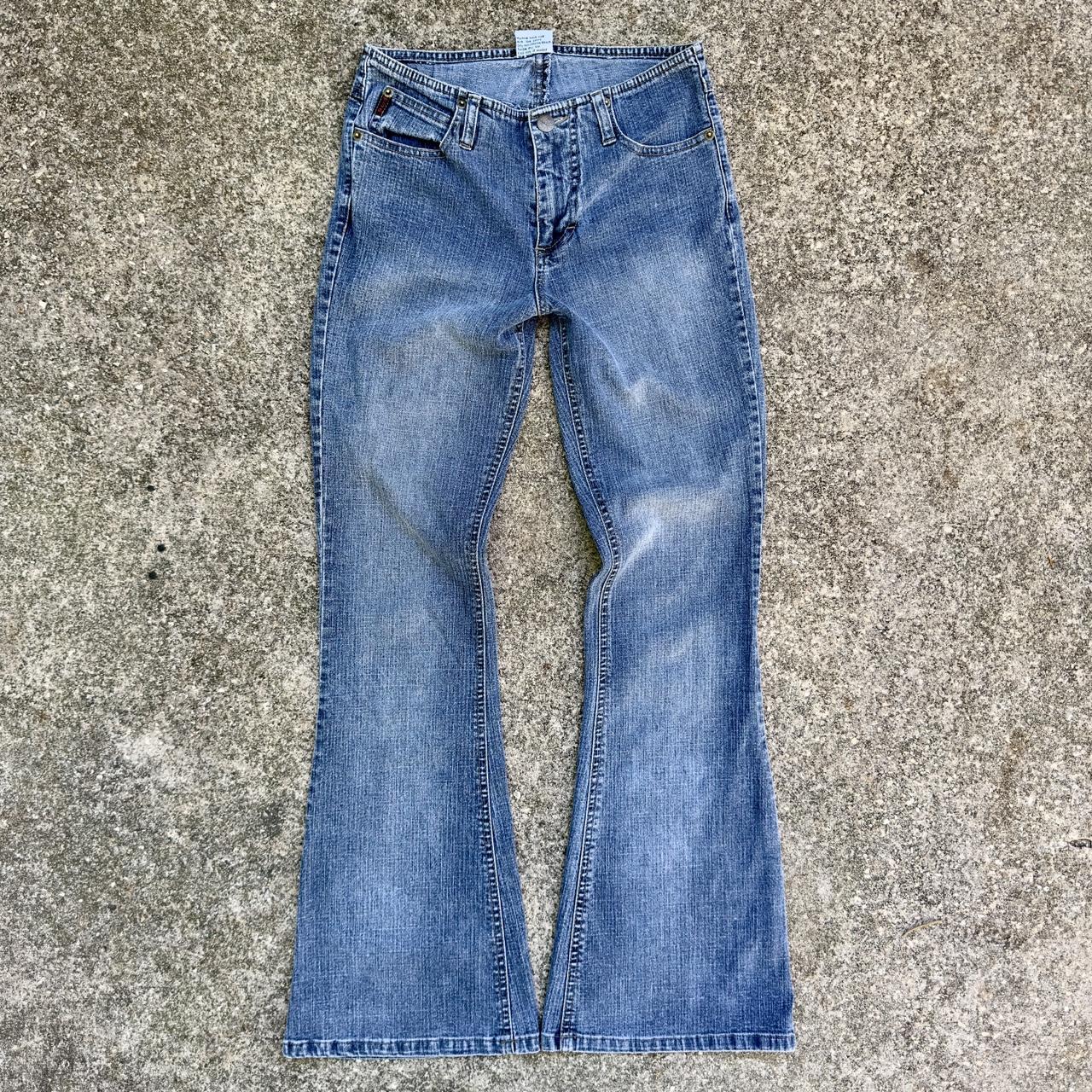 Vintage 2000s mudd brand low rise flare fit cool... - Depop