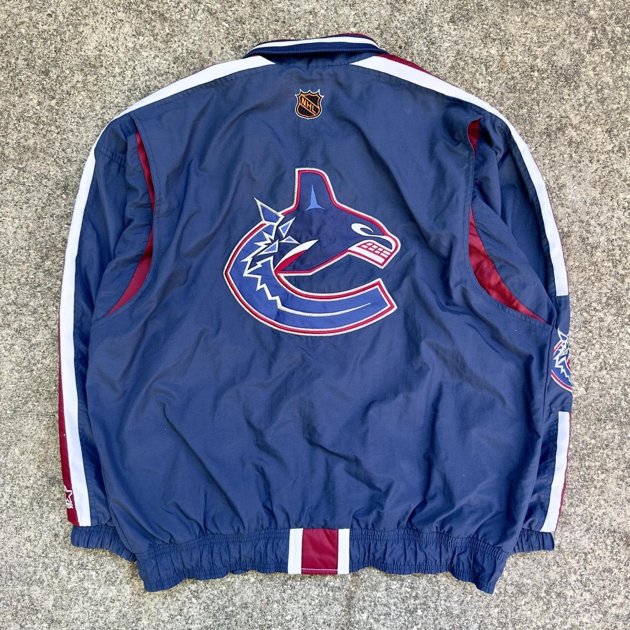 Nhl Men's Navy And Red Jacket 