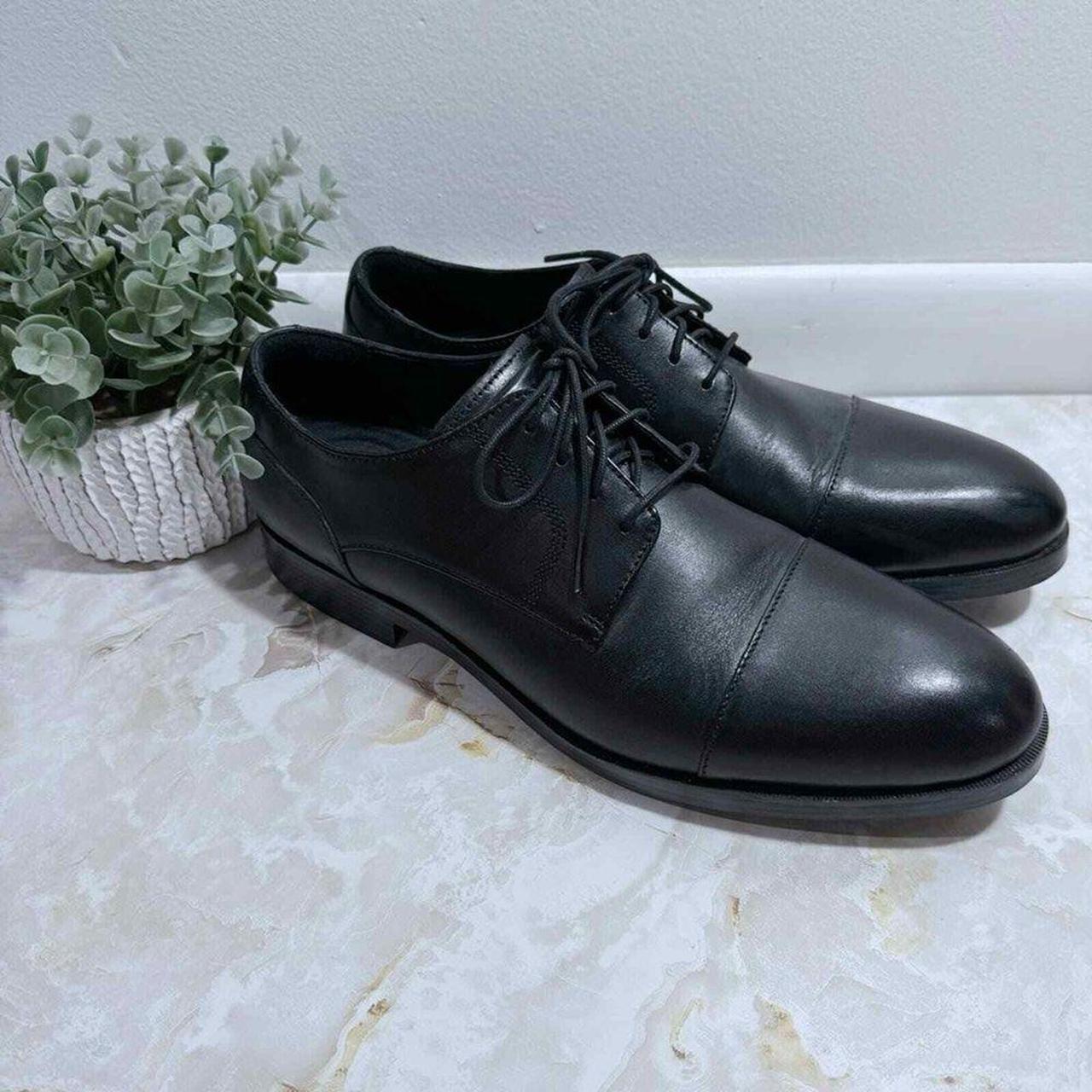 Cole Haan Men s Henry Grand Cap Toe Smooth Black. Depop