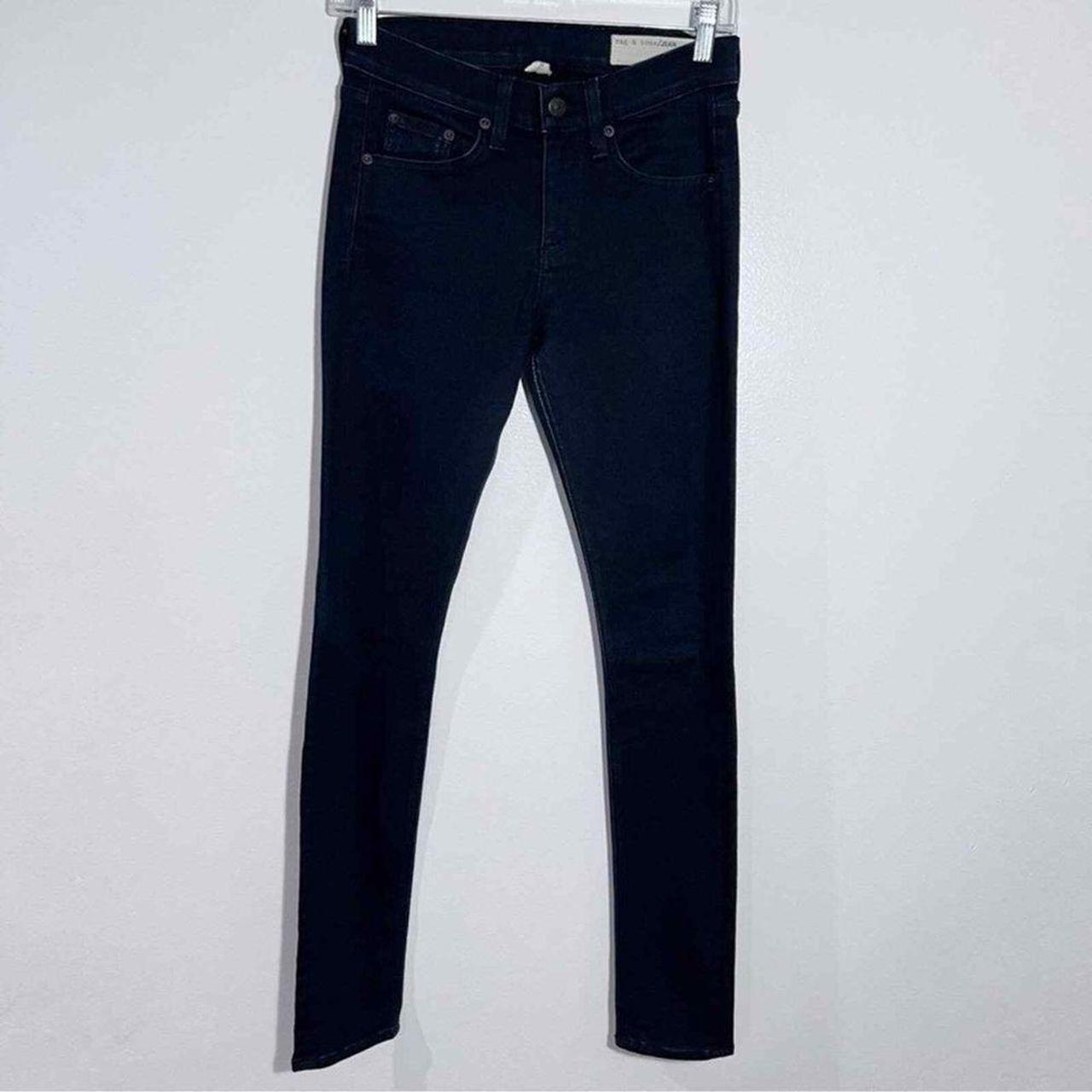 Rag & Bone High Waist Skinny Jeans In Indigo, Size discount 25