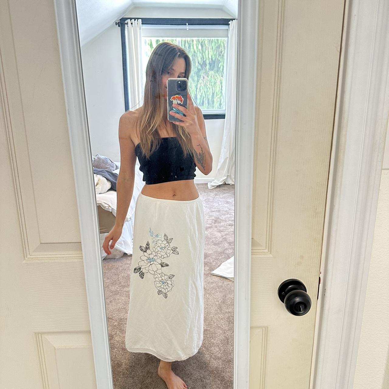THE LIMITED Women's Skirt - White/Cream - 28 – Pe… - image 3