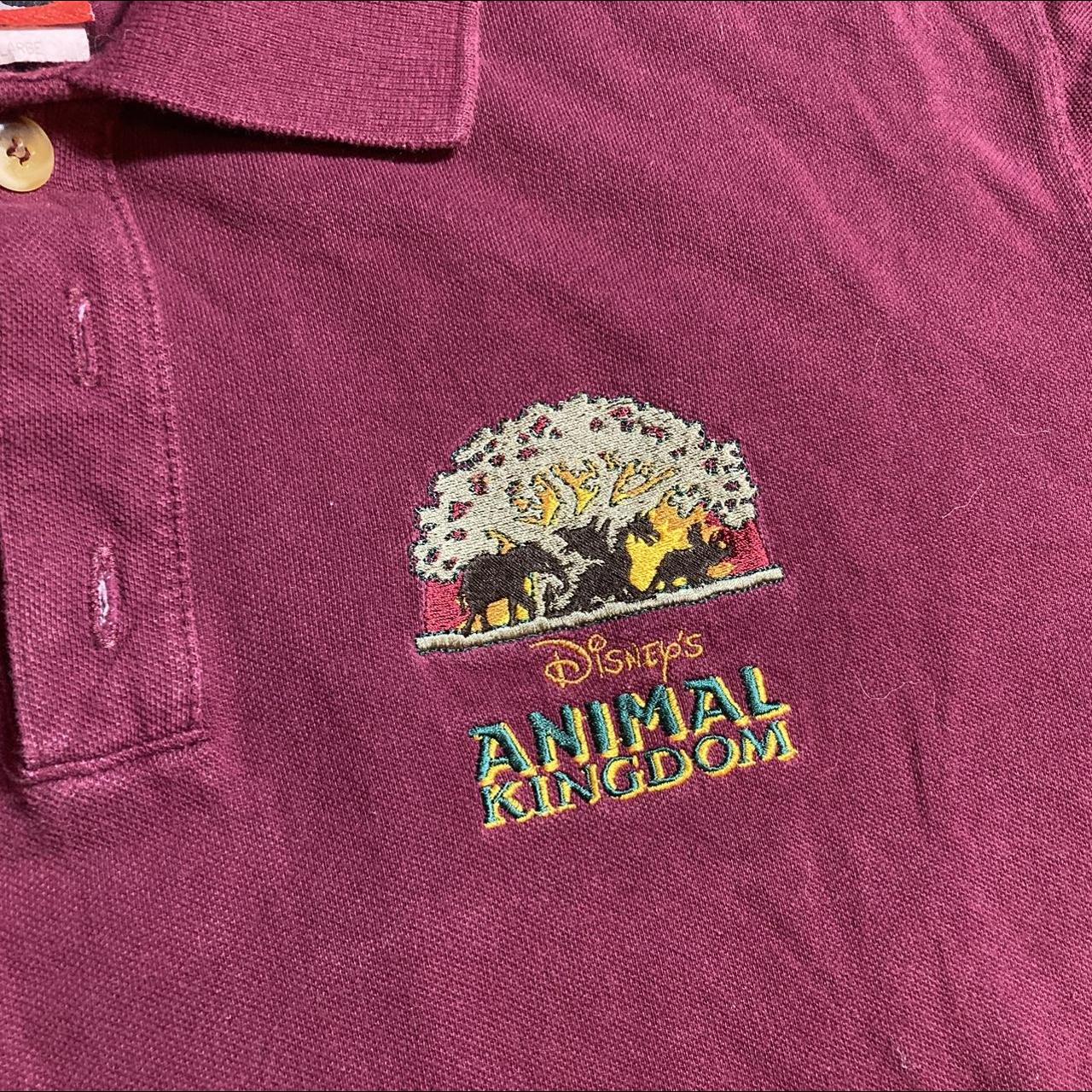 Disney Men's Burgundy Poloshirts Depop
