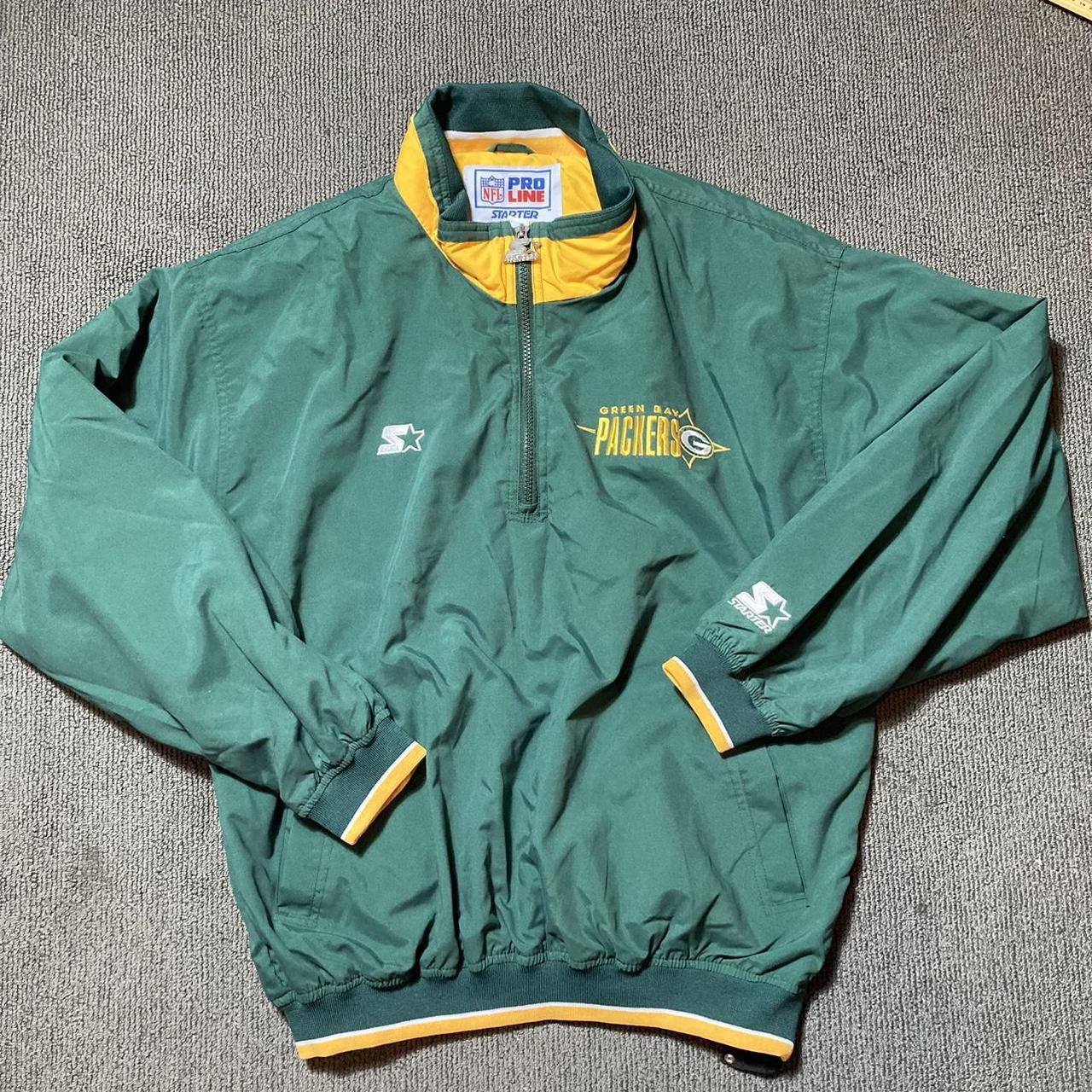 Green Bay Packers Pro Line Starter jacket Size - - Depop