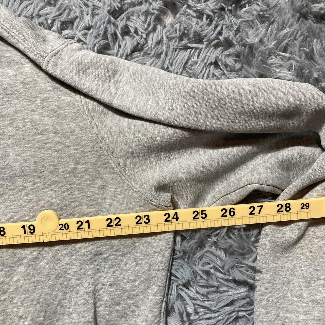 grey nike spellout sweatshirt