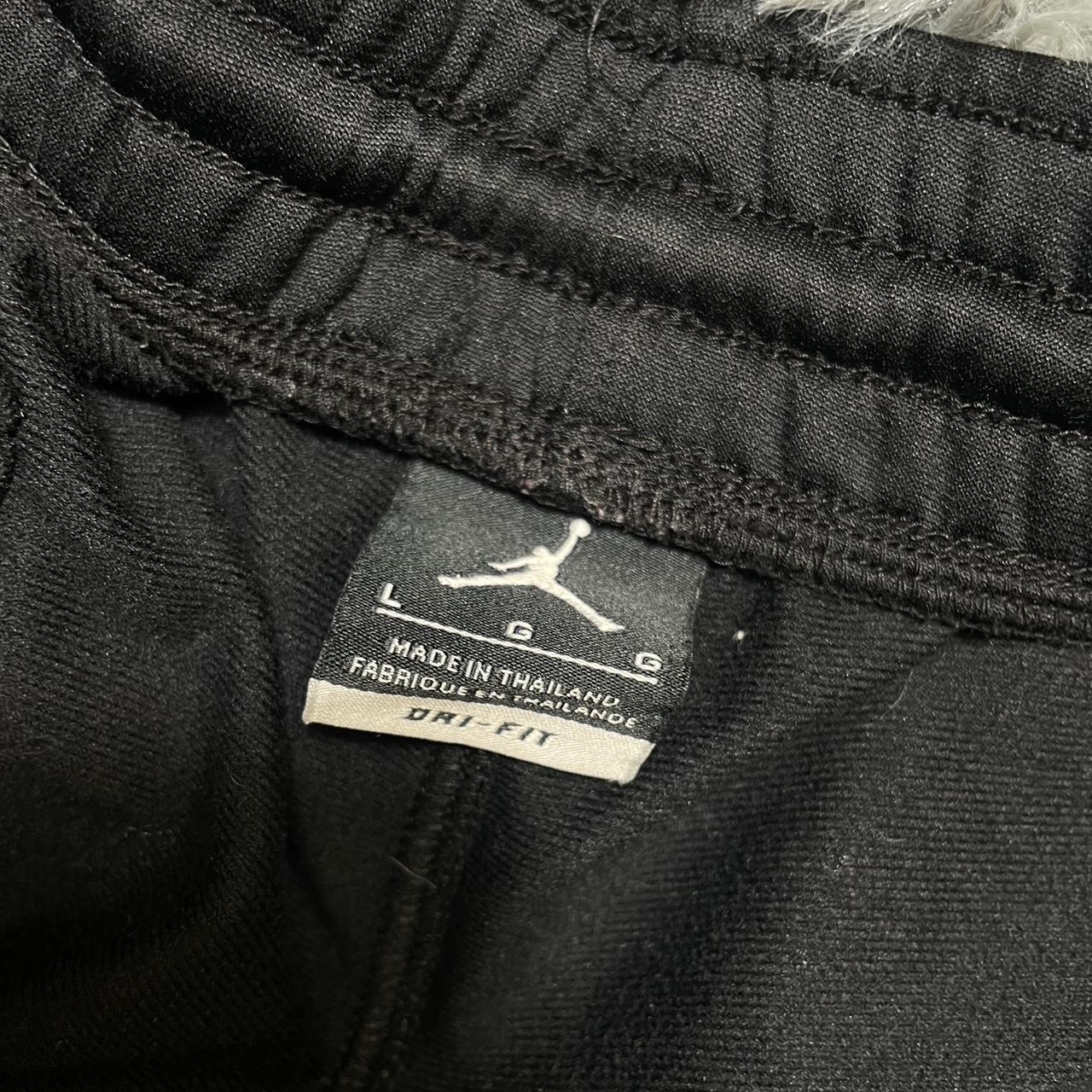 Air Jordan Sweatpants — Black Jordan Sweatpants... Depop