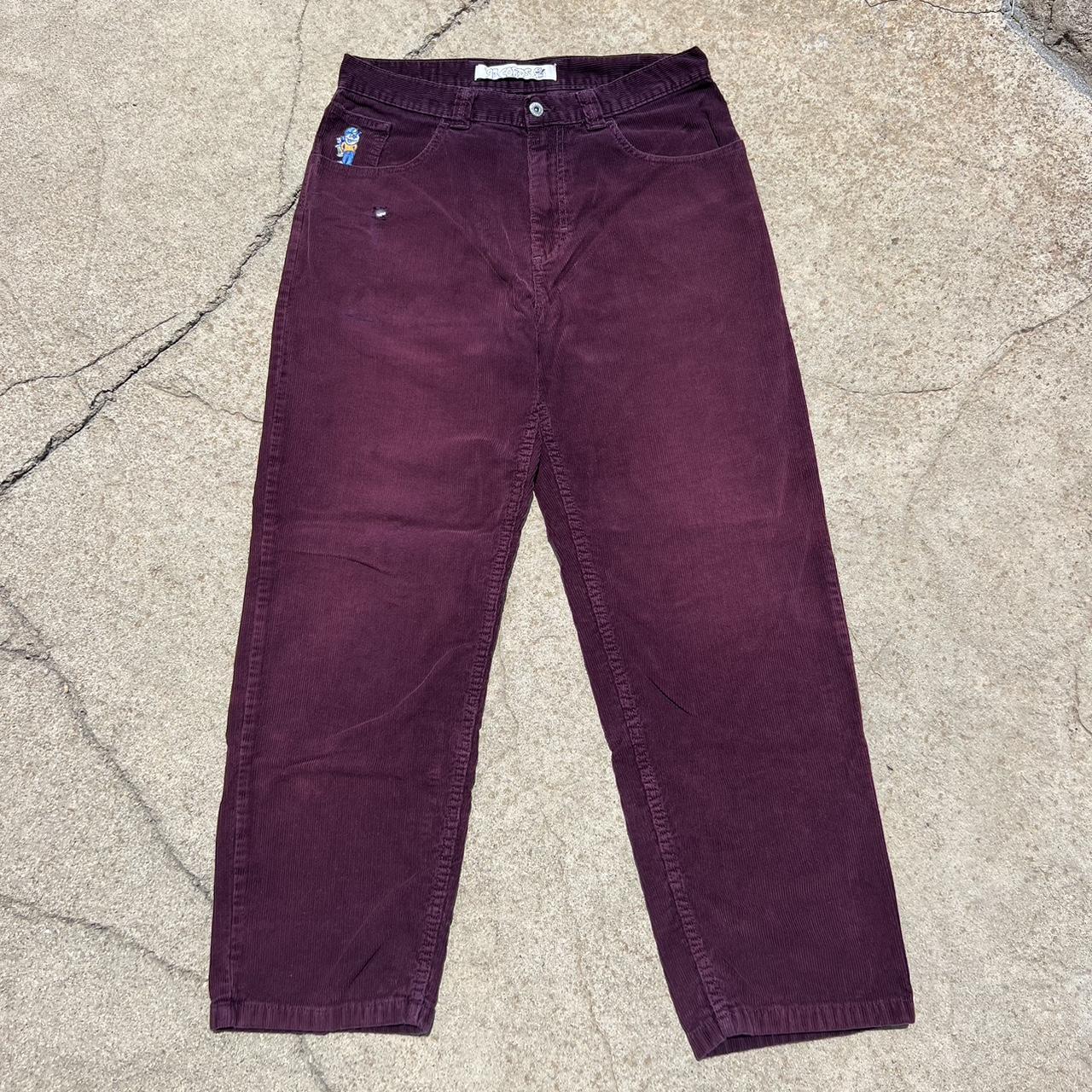 パンツ POLAR SKATE CO GRUND CHINOS PURPLE BLACK Polar Grund Chinos - Purple Black | Flatspot
