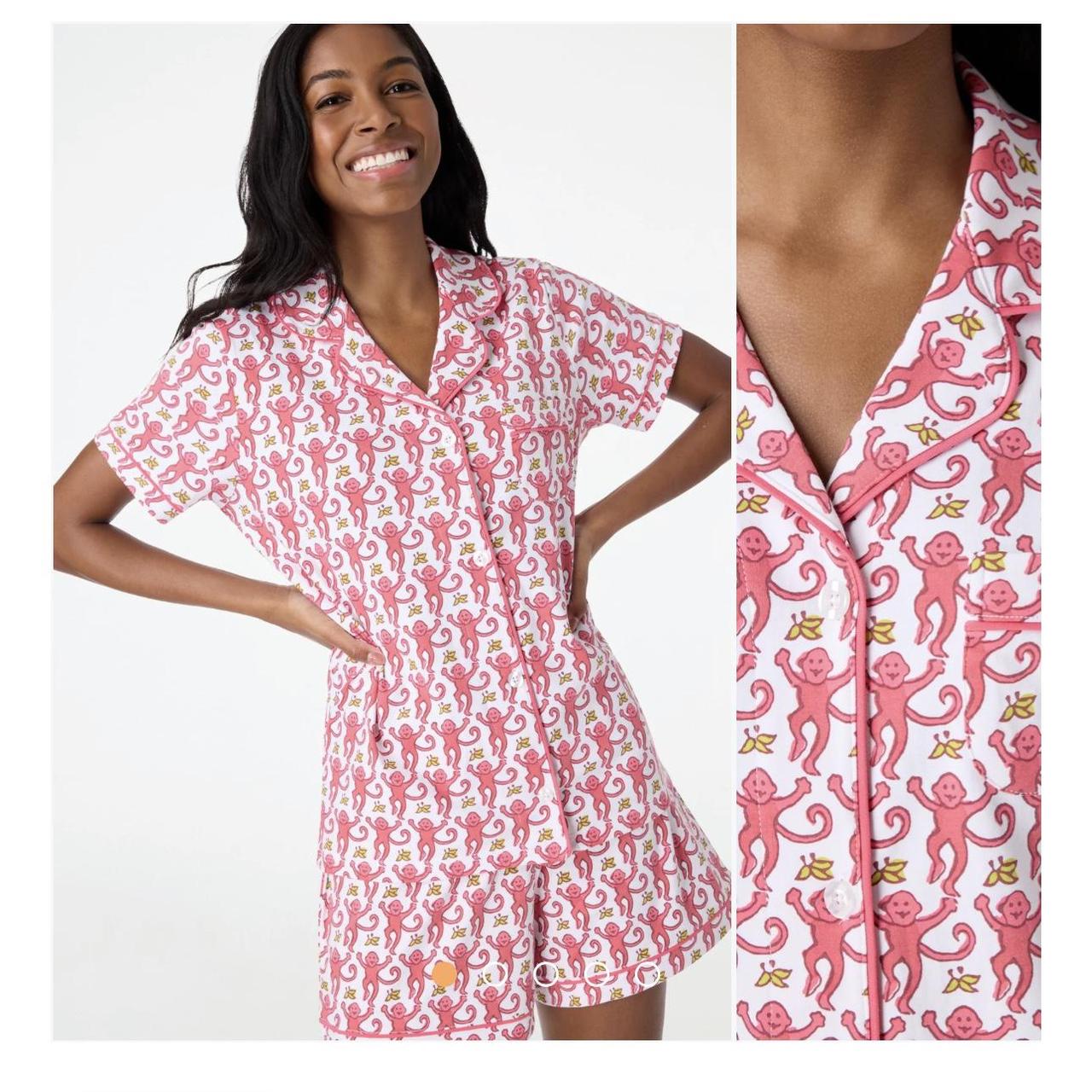 Size medium pink roller rabbit monkey pajamas Shorts... - Depop