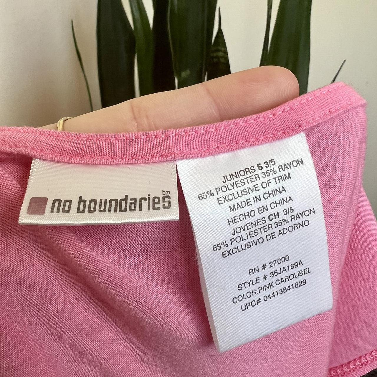 No Boundaries Women's Pink Vest (4)