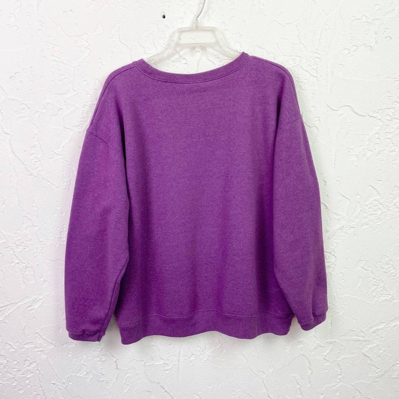 Women's Purple Sweatshirt Depop