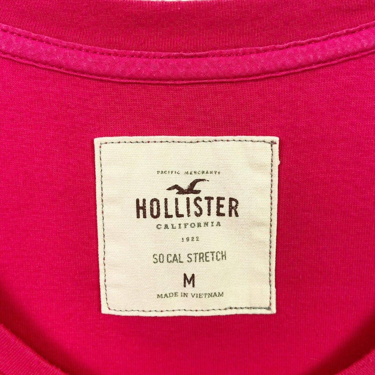 Hollister Co. Women's Pink T-shirt | Depop