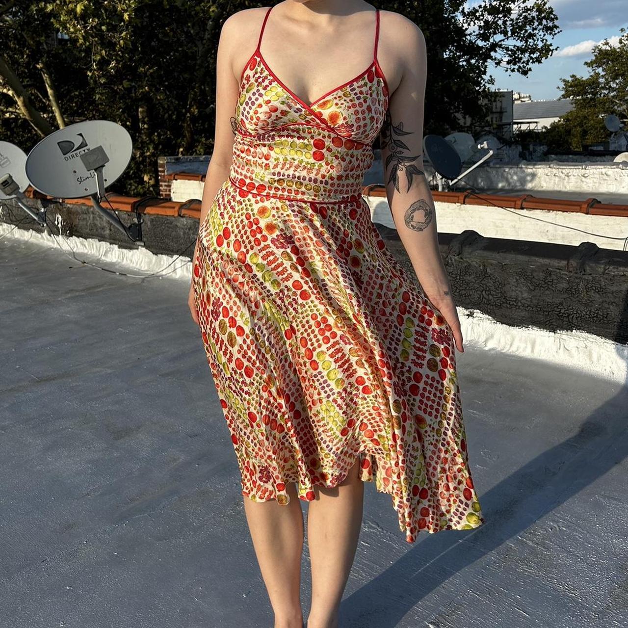 Betsey Johnson Fruit Dress. This dress has... Depop