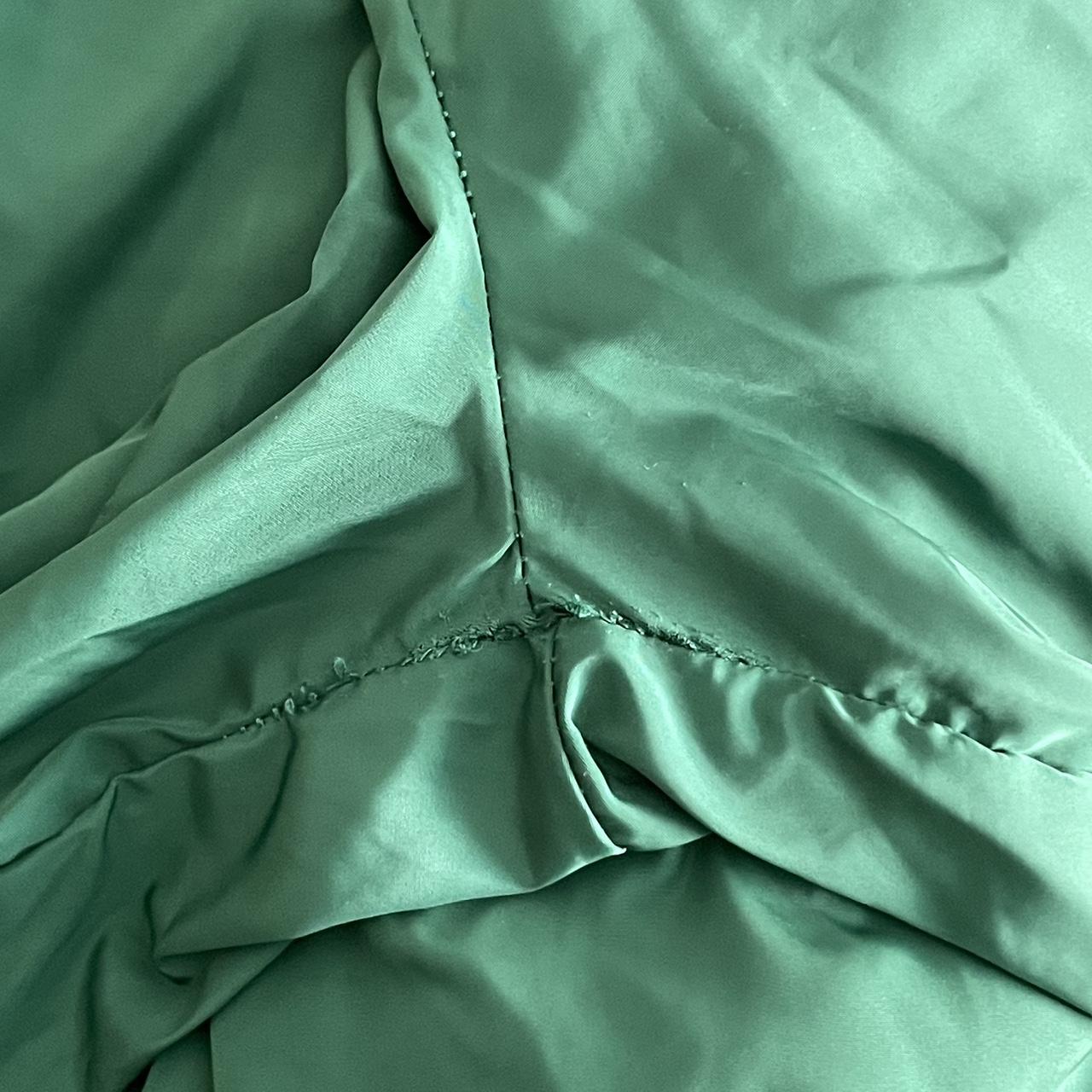 Edikted Green Track Pants Worn Once Ripped a tiny... Depop
