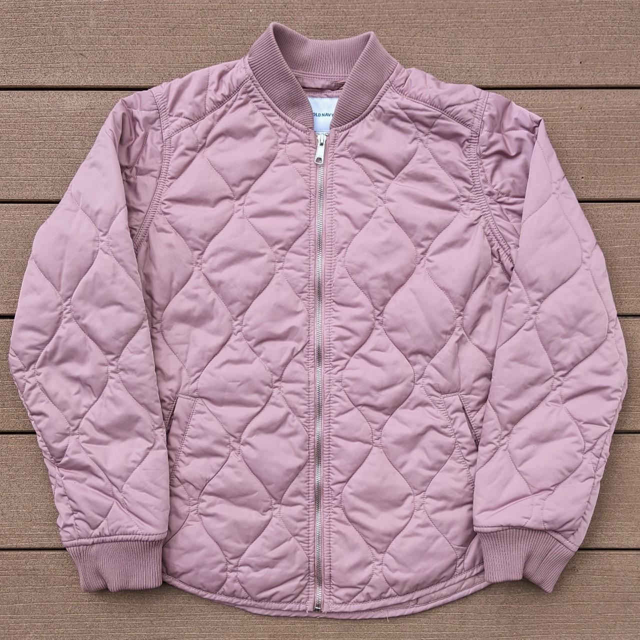 Old navy pink 2025 bomber jacket