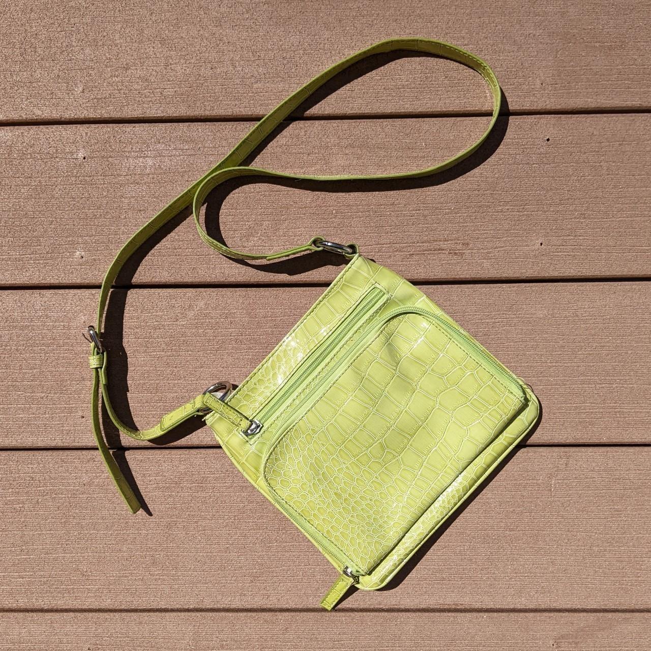 Lime green snakeskin purse best sale