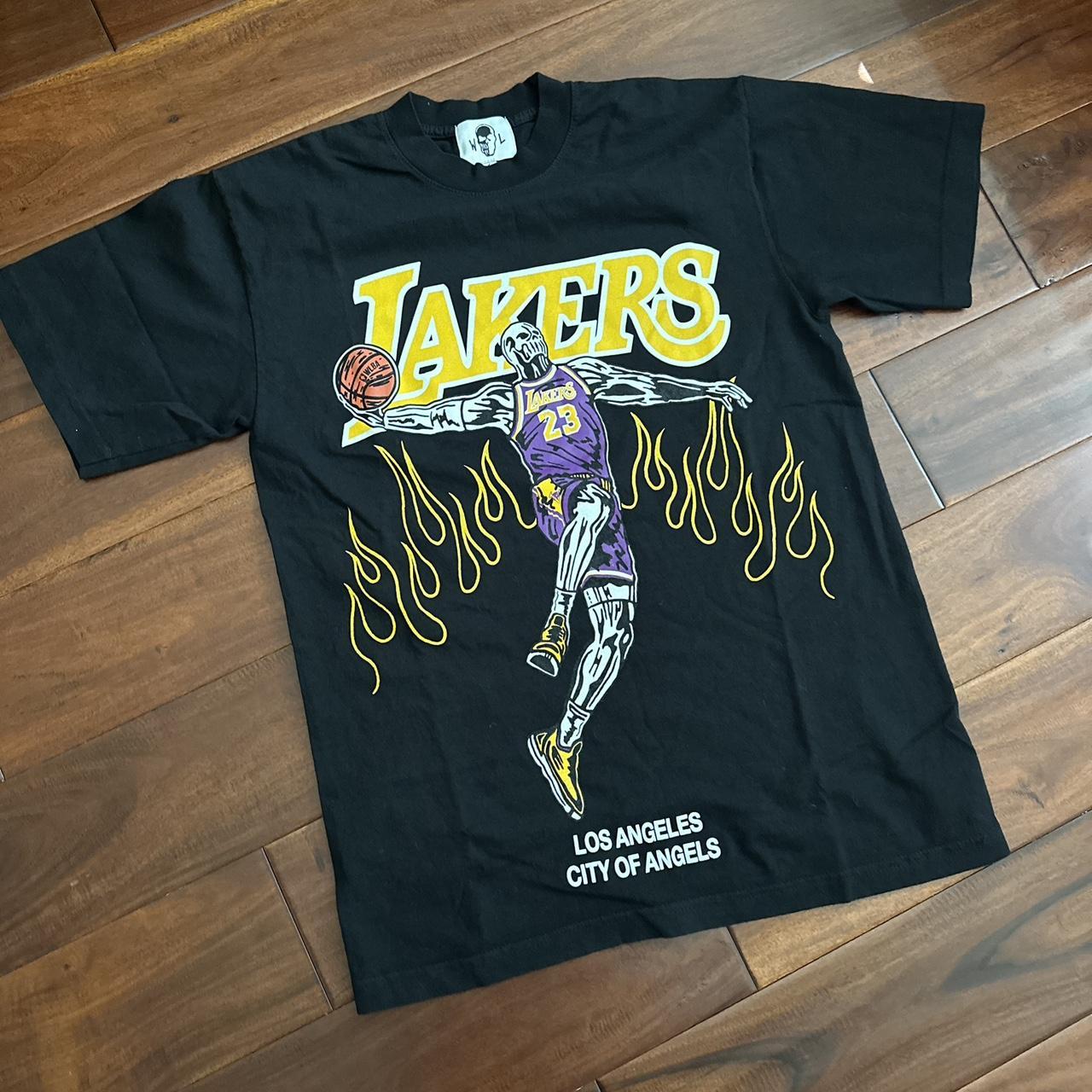 Los Angeles City Of Angels Lebron Lakers Warren Lotas Unisex T