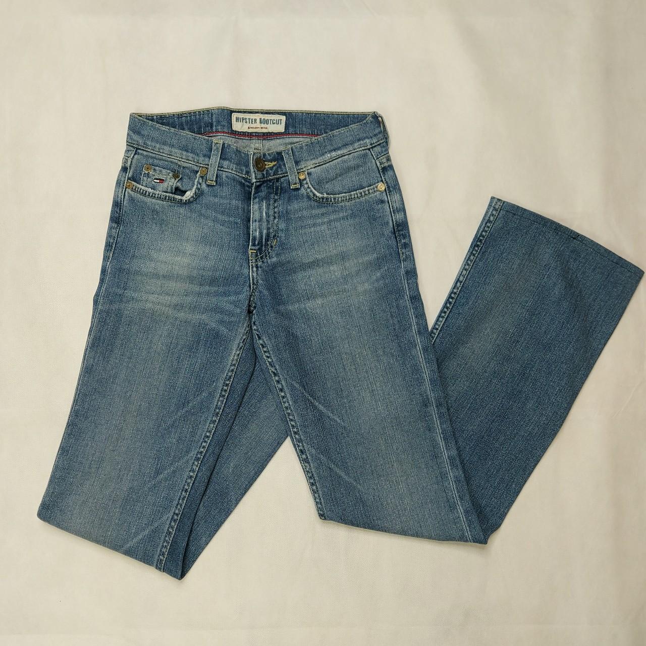 Tommy Hilfiger Hipster Bootcut jeans. Genuine Y2K... - Depop