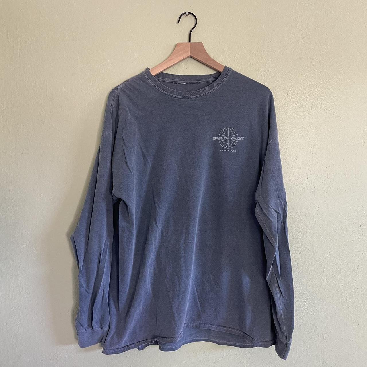 Men's Blue and Grey Shirt | Depop