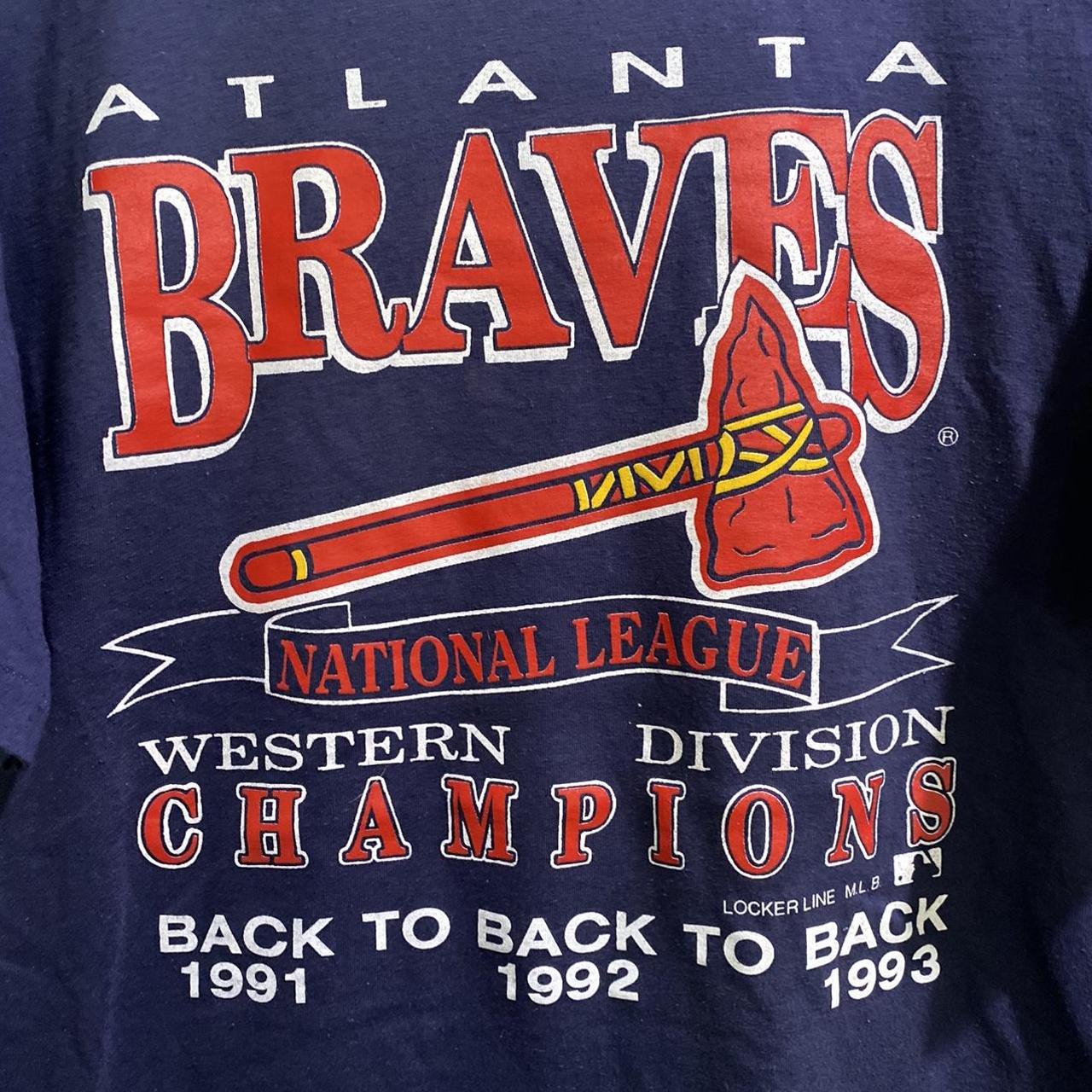 Vintage 1991 MLB Atlanta Braves Shirt, Unisex - Depop