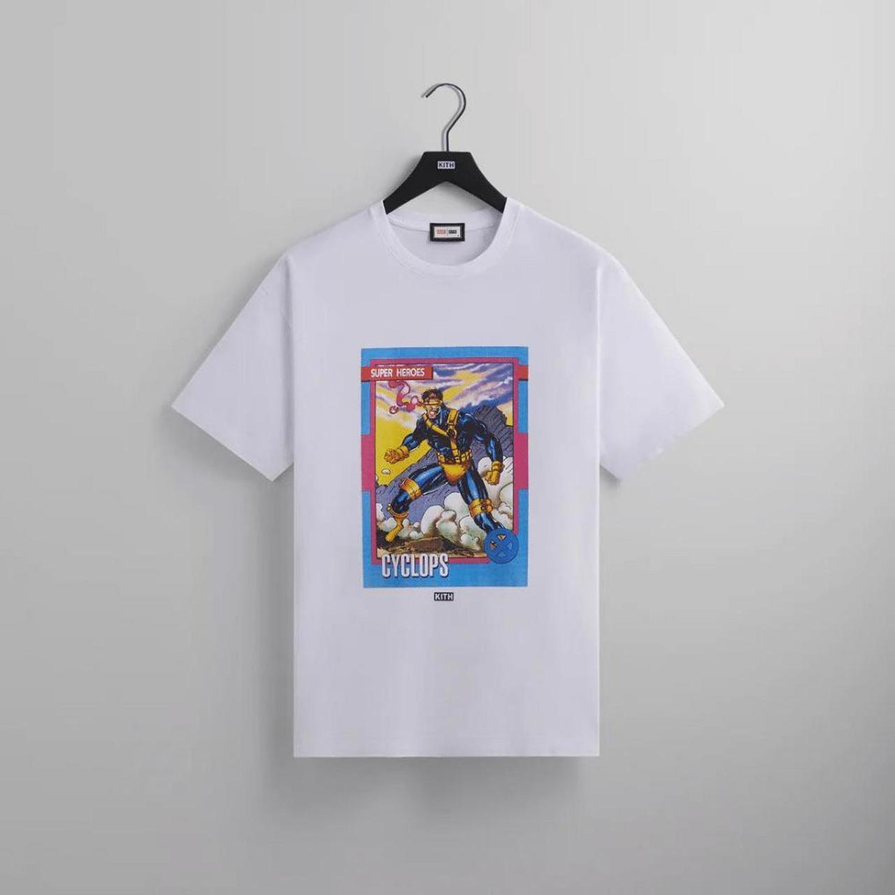 Kith x Marvel Comics X-Men Cyclops Card Vintage Tee... - Depop