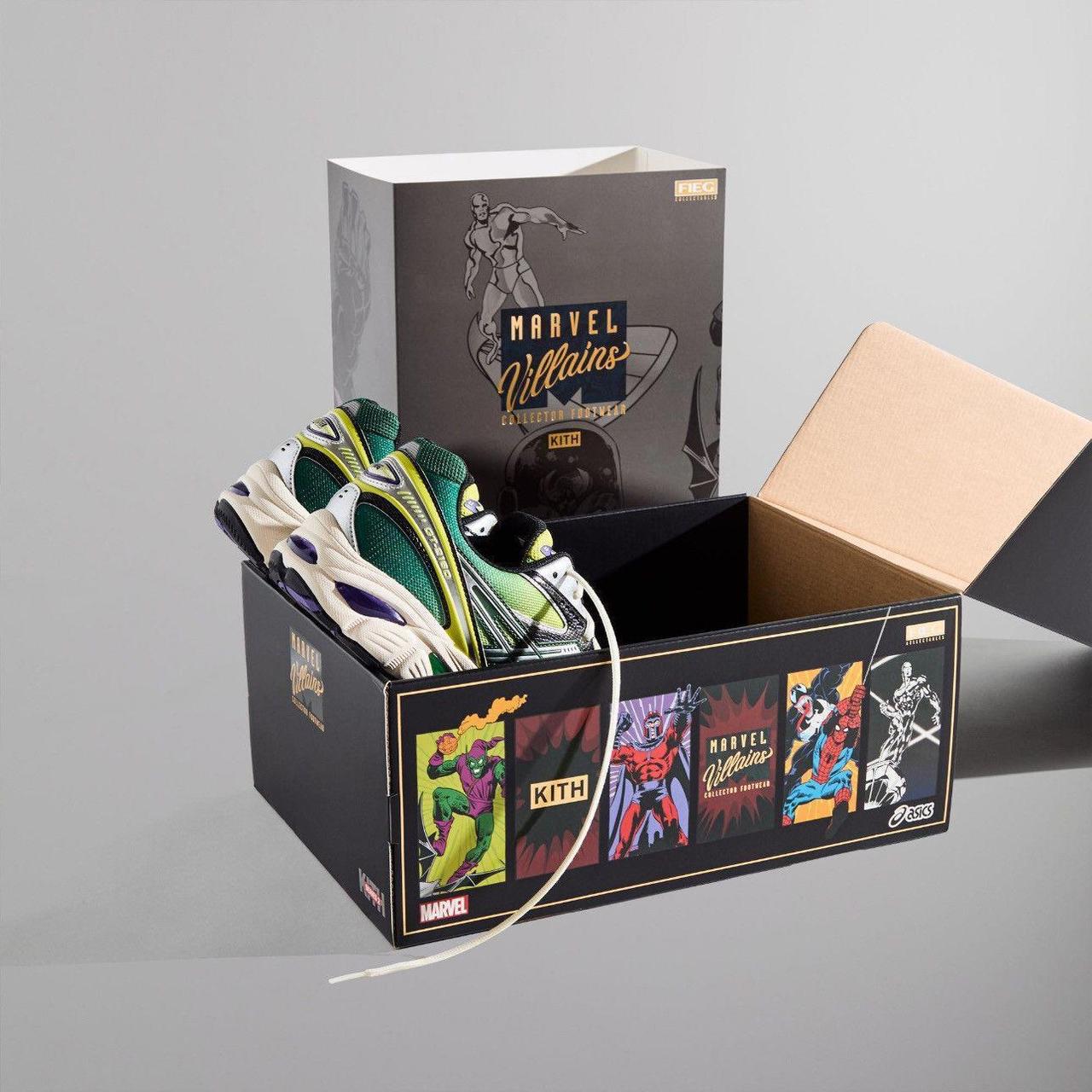 Kith x Marvel x Asics Villains GT 2160 Green Goblin Depop