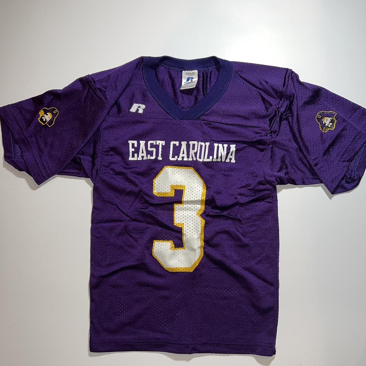 Chris Johnson East Carolina Pirates Football Jersey - Purple