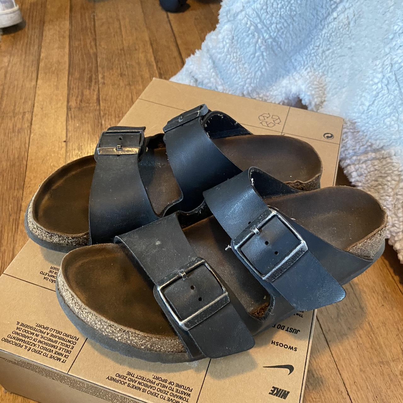 classic black birkenstocks