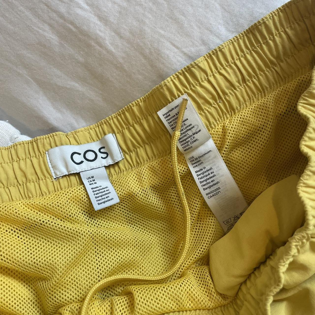 COS Men's Yellow Shorts Depop