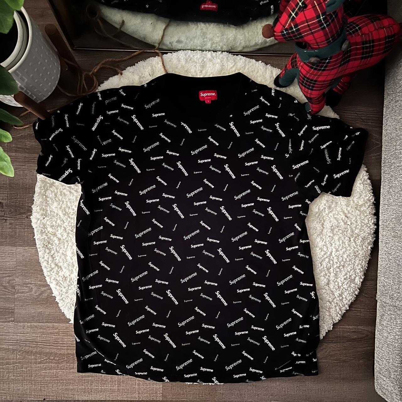 Supreme Tee All over print Size:L True to... - Depop