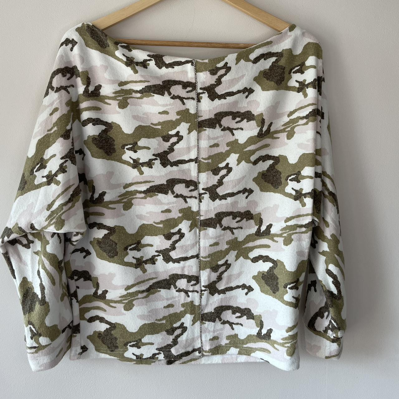 Ladies camouflage jumper best sale