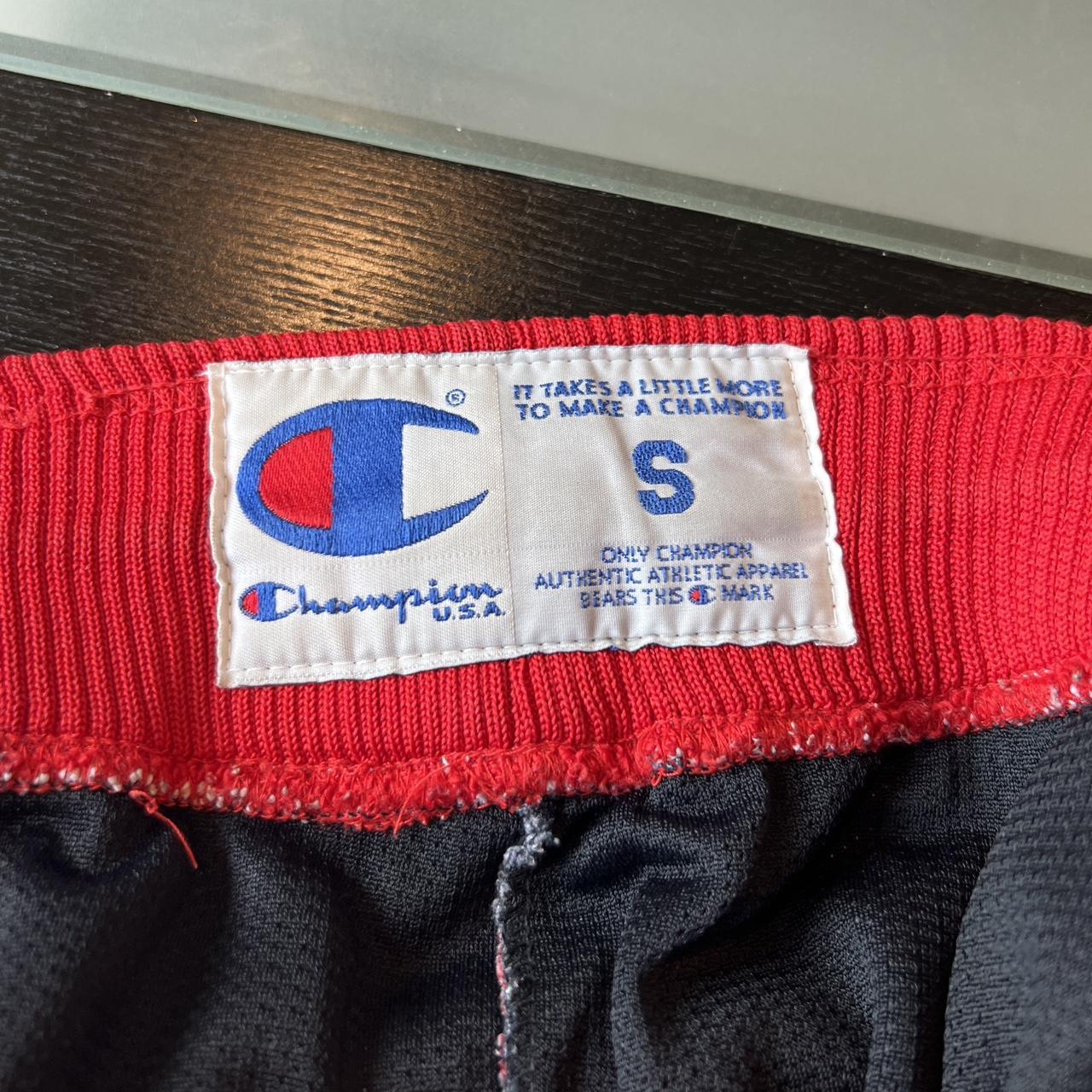 Vintage Champion Chicago Bulls pinstripe shorts Sz - Depop