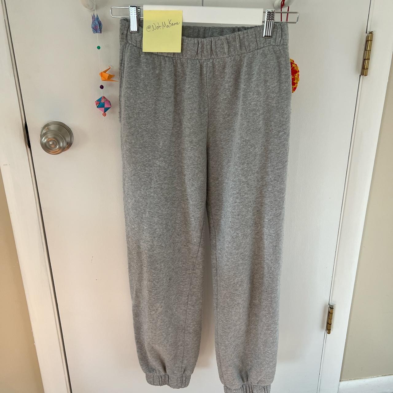 slightly used brandy melville rosa sweatpants in... Depop