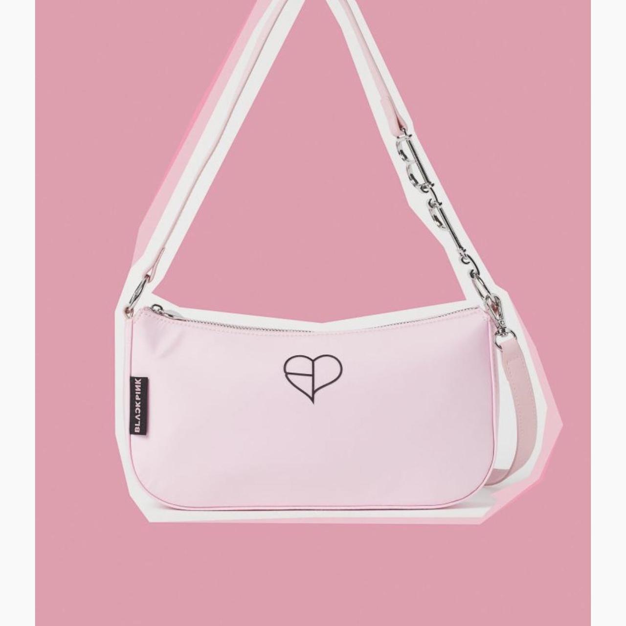 dead stock black pink purse from h&m !! super cute... Depop